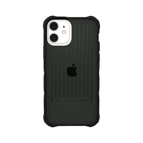 Element Case SPECIAL OPS Apple iPhone 12 Mini Case - Military-Grade Rugged Cover w/ Shock DeflectionTechnology, Screen Barricade, Clearshell Plating, Supports Wireless Charging - Black