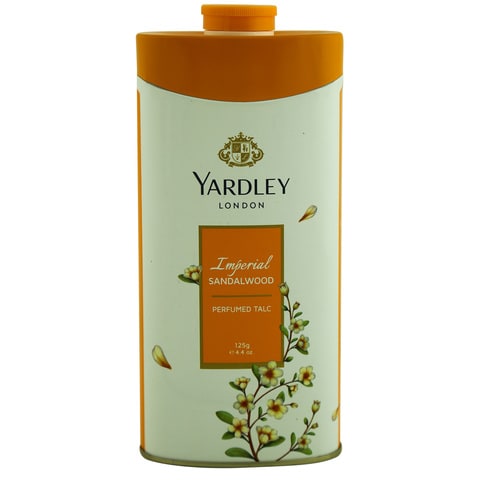 Yardley London Imperial Sandalwood Talcum Powder White 125g