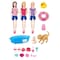 Power Joy Leila Bath Dog Fashion Doll Multicolour Pack of 17