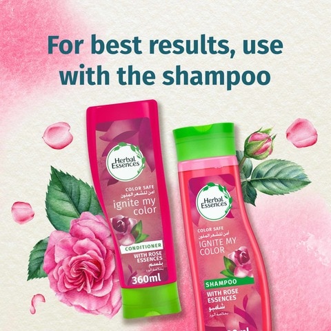 Herbal Essences Ignite My Color Vibrant Color Conditioner with Rose Essences for Colored Hair 360ml