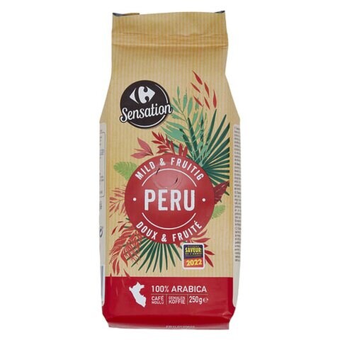 Buy Carrefour Peru Ground Arabica Coffee Peru Origin 250g in Saudi Arabia