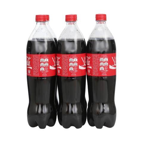 Coca-Cola Soft Drink Bottle 1.25Lx6