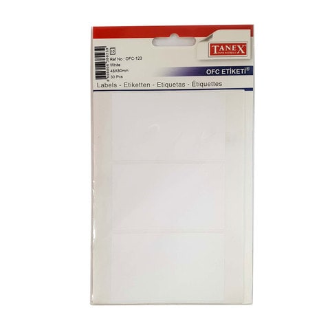 Buy Tanex Label 48X80Mm 3L White Online - Shop Stationery & School ...