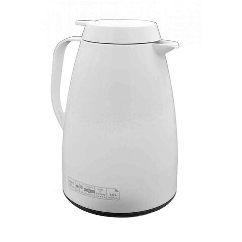 Emsa Basic Vacuum Flask White 1L