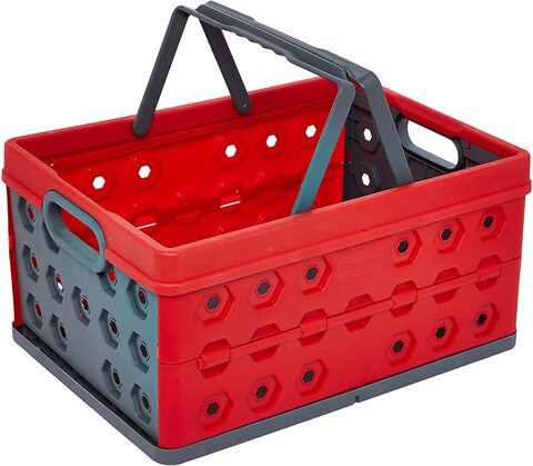 32 L Collapsible Utility Crate with Handles