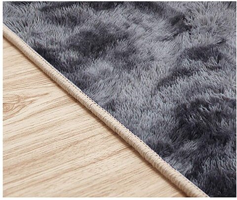 Generic Rugs, Soft Area Rug, Shaggy Ultra Soft Anti Slip Non Shedding, For Living Room Area Rugs - Dark Gray 140X200cm