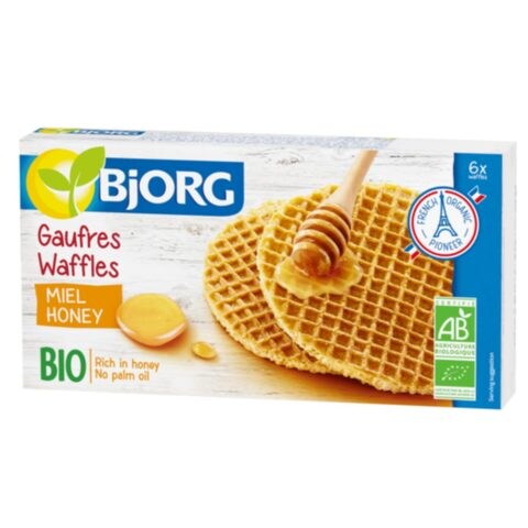 Buy Organic Honey Waffles 175 g Bjorg