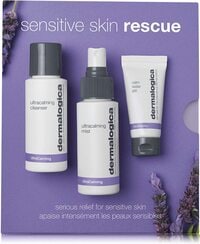 Dermalogica Sensitive Skin Rescue Kit For Women - 3 Pc 1.7Oz Ultracalming Cleanser, 1.7Oz Ultracalming Mist, 05Oz Calm Water Gel