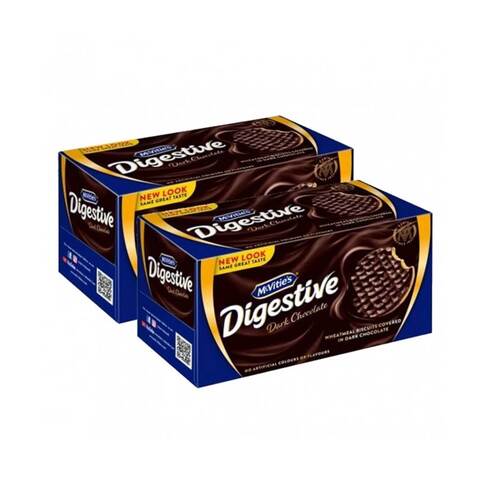 Buy Mcvites Digestive Plain Chocolate 200grx2's Online