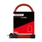 Spartan Bicycle U-Lock SP-9025 Red