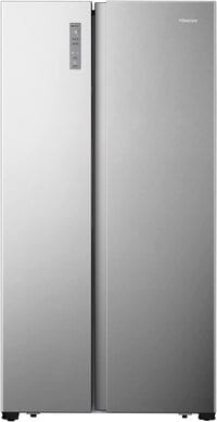 Hisense 516L Net Capacity Side By Side Refrigerator, Silver, RS670N4ASU