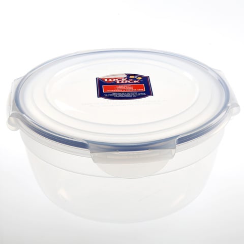 Lock And Lock Round Salad Bowl Clear 2.1L