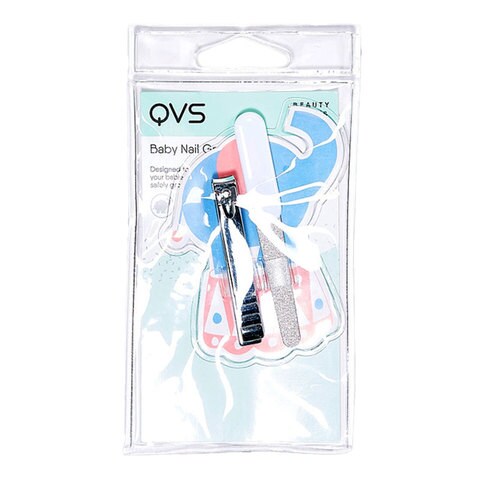 QVS Baby Nail Grooming Set Multicolour 2 count