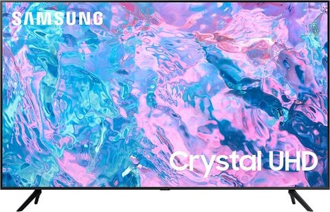 Samsung CU7000, 43 Inch, Crystal UHD 4K, Smart TV, UA43CU7000UXZN, Black (2023, Crystal Processor 4K, PurColor, Smart Hub)