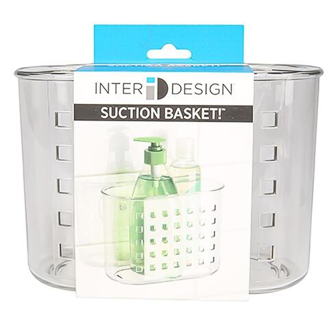 Interdesign shower basket 2025 clear plastic large