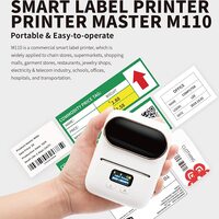 Dlovey Bluetooth Thermal Label Printer Portable Label Maker Machine Barcode Printer For iPhone And Android Phones