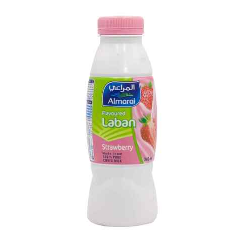 Almarai Flavoured Laban Strawberry 340ml price in UAE | Carrefour UAE ...