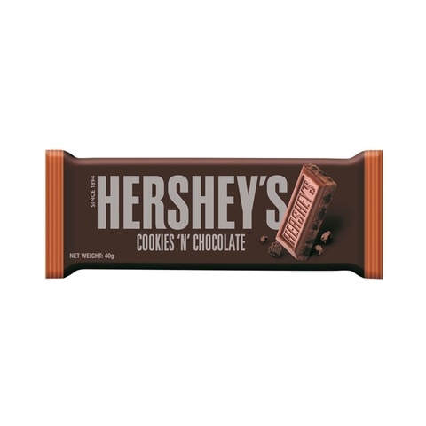 هيرشي كوكيز شوكولاتة 40 جرام ×24