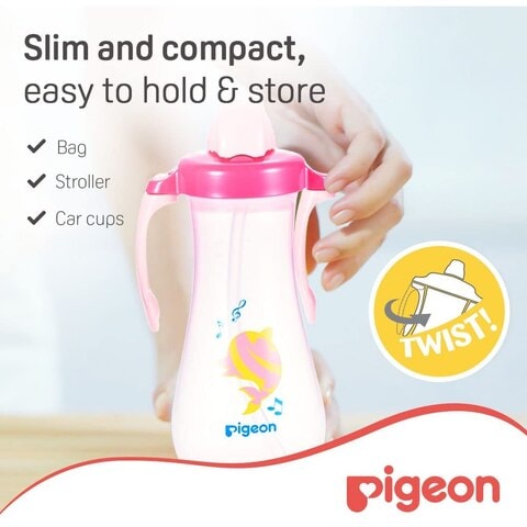 Pigeon Tall Straw Bottle 26216 Clear 300ml