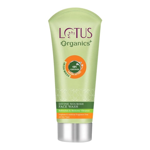 Lotus Organics Divine Nourish Face Wash Green 100g