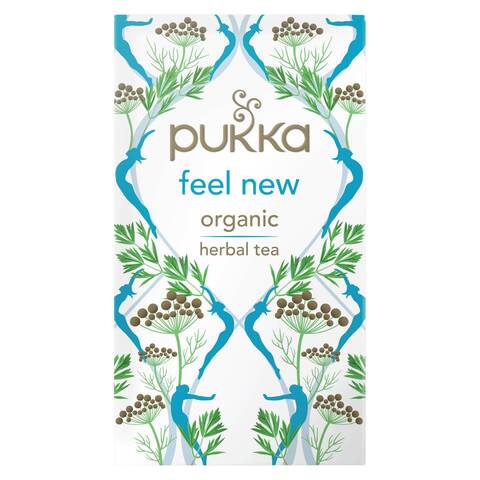 Pukka Feel New Organic With Aniseed Fennel And Cardamom 20 Tea Bags