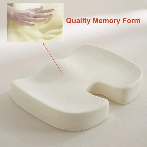 Memory foam cushion for best sale back support