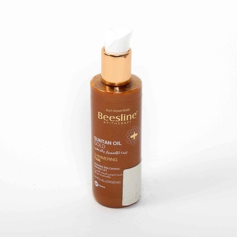 beesline tanning oil gold