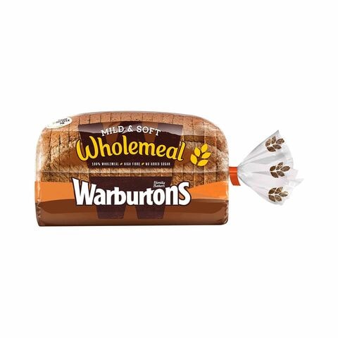 اشتري Warburtons Wholemeal Medium Bread 800g في الامارات