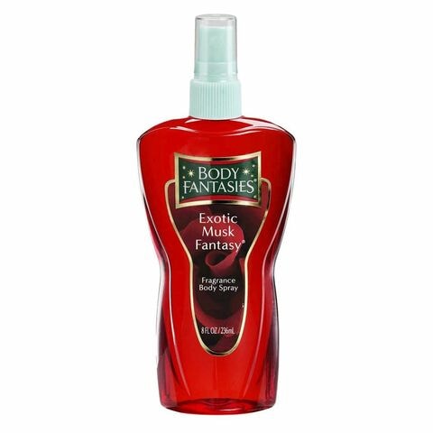 Body Fantasies Exotic Musk Fantasy Fragrance Body Spray Red 236ml