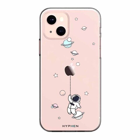 Hyphen Grafik Astro II Printed Snap Case Cover For Apple iPhone 13 Clear