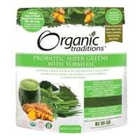 Organic Traditions Probiotic Super Greens With Turmeric 100g