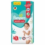 Buy Pampers Aloe Vera Pants Diapers, Size 5, 12-18kg, Giant Pack, 56 Diapers  in Saudi Arabia