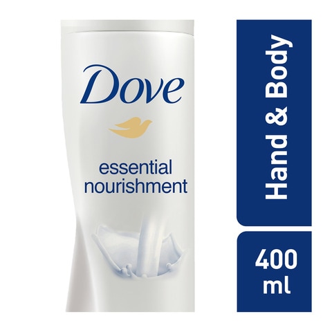 Dove Nourishing Rich Body Lotion for dry skin Essential gives long-lasting 48-hour moisturizati