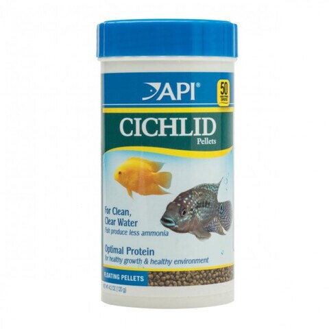 Buy API Pellets Cichlid Fish Food, 4.2 OZ in UAE