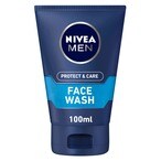 Buy NIVEA MEN Protect And Care Face Wash With Active Charcoal 100ml in UAE