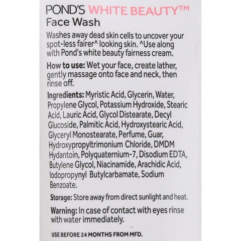 Ponds White Beauty Spotless Fairness Facewash 50g with Micro Foam