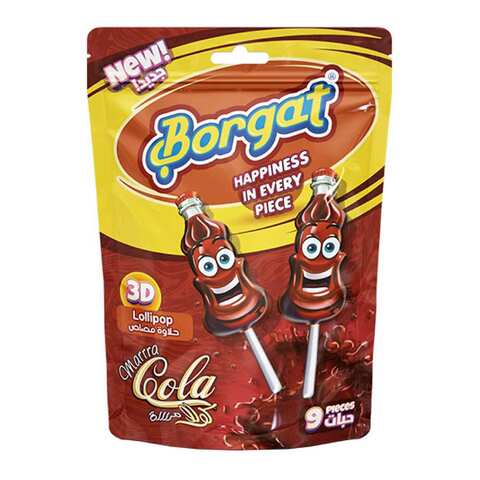 Buy Borgat Lollipop Cola Pouch 100g in Saudi Arabia