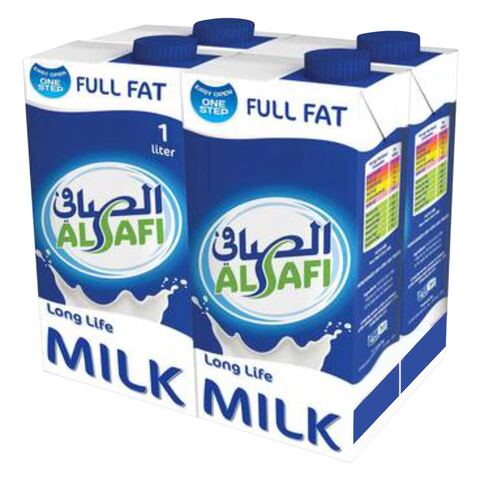 Buy Al Safi Long Lfe Milk Full Fat 1L  4 in Saudi Arabia