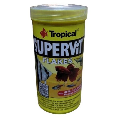 Tropical Supervit Basic Flakes Fish Food 250ml