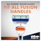 Gillette Fusion Manual Shaving Razor Blade Silver 4 count