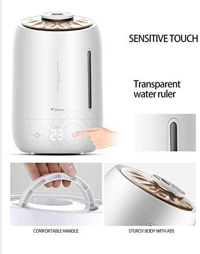 Deerma F600 Mute Ultrasonic Air Humidifier F301 Aromatherapy Oil Diffuser Humidifier 5L Intelligent Constant Humidity For Home Office