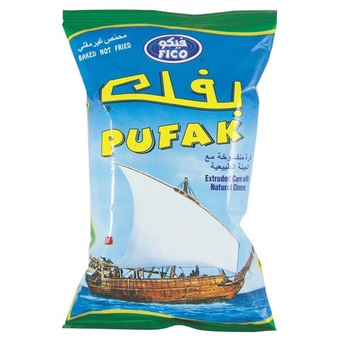 Buy Fico Pufak Extruded Corn With Natural Cheese 23g in Kuwait