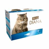 Eco Diana Chunks With Fish In Gravy Cat Food 100g Pack of 12