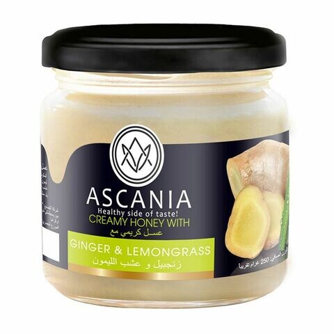 Ascania Ginger And Lemongrass Creamy Honey 250g