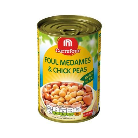 Carrefour Foul Medames &amp; Chick Peas 400gr