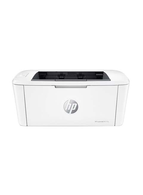 HP M111A Laserjet Printer With Print Up To 21 PPM, White