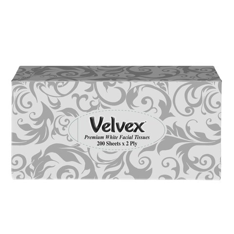 Velvex Facial Tissue Silver 200S