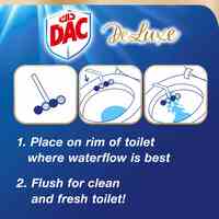 Dac Deluxe Toilet Rim Block Jasmine 50g