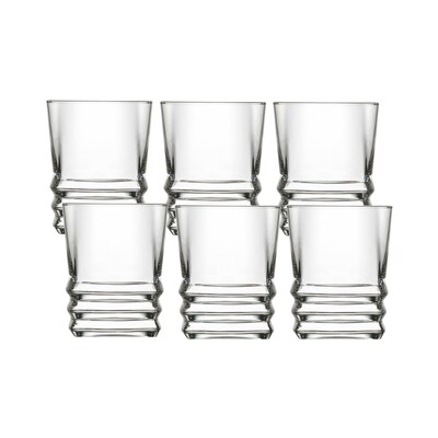 Lav Elegan 6-Piece Whiskey & Scotch Glasses Set, 10,75 oz