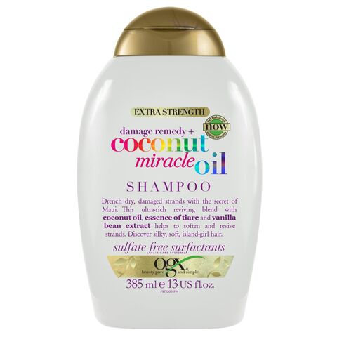 OGX Shampoo Damage Remedy+ Coconut Miracle Oil New Gentle &amp; PH Balanced Formula 385ml